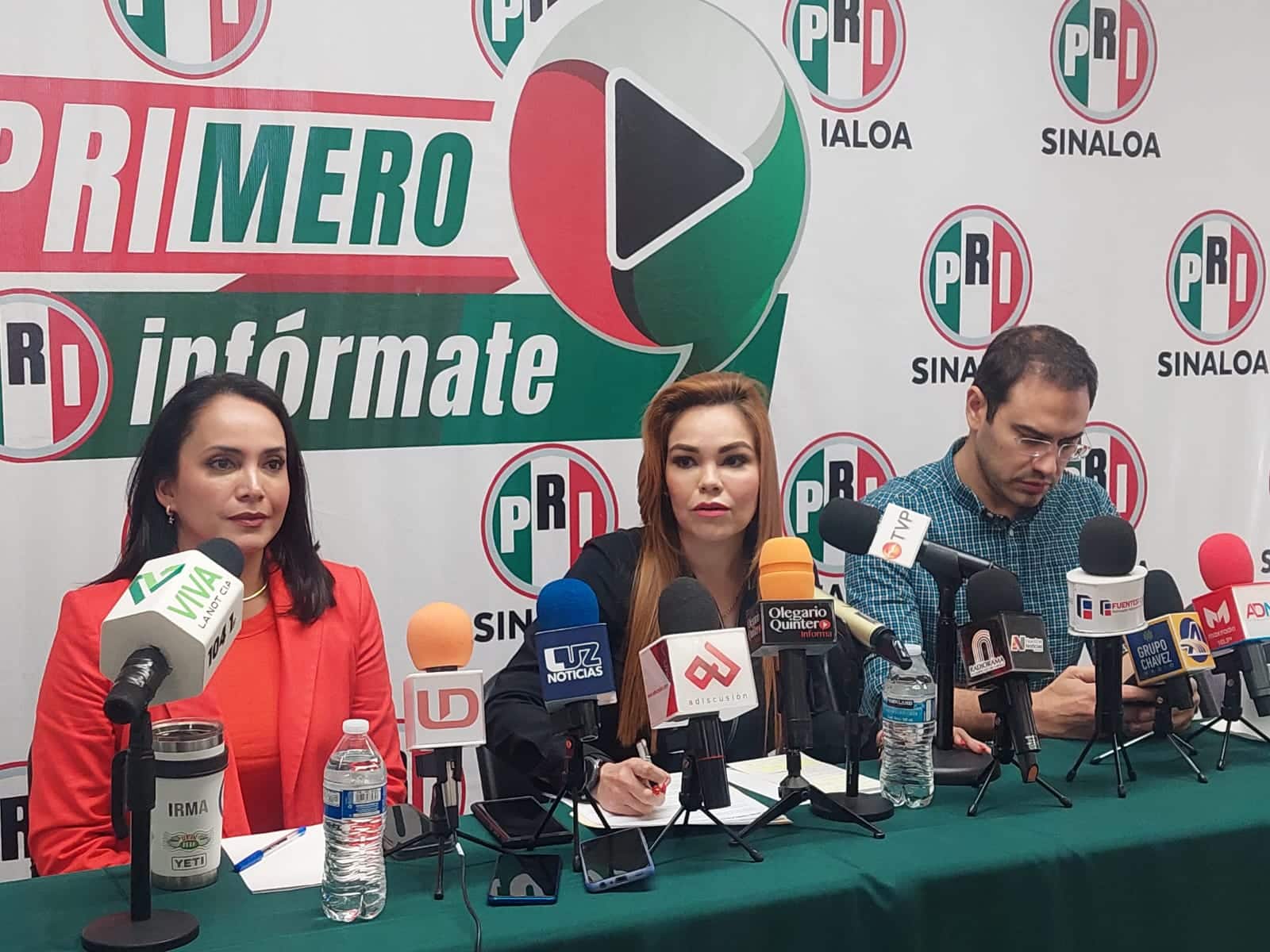 presidenta del Partido Revolucionario Institucional (PRI) en Sinaloa, Paola Gárate Valenzuela