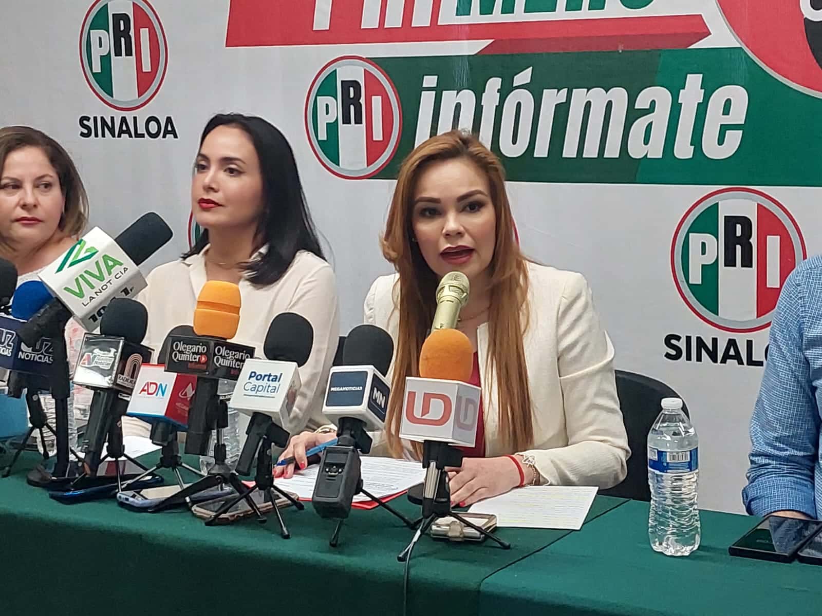 Paola Gárate, presidenta del Partido Revolucionario Institucional (PRI) en Sinaloa