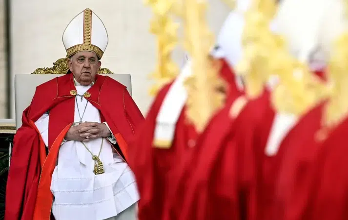 Papa Francisco se salta la homilía en el Domingo de Ramos
