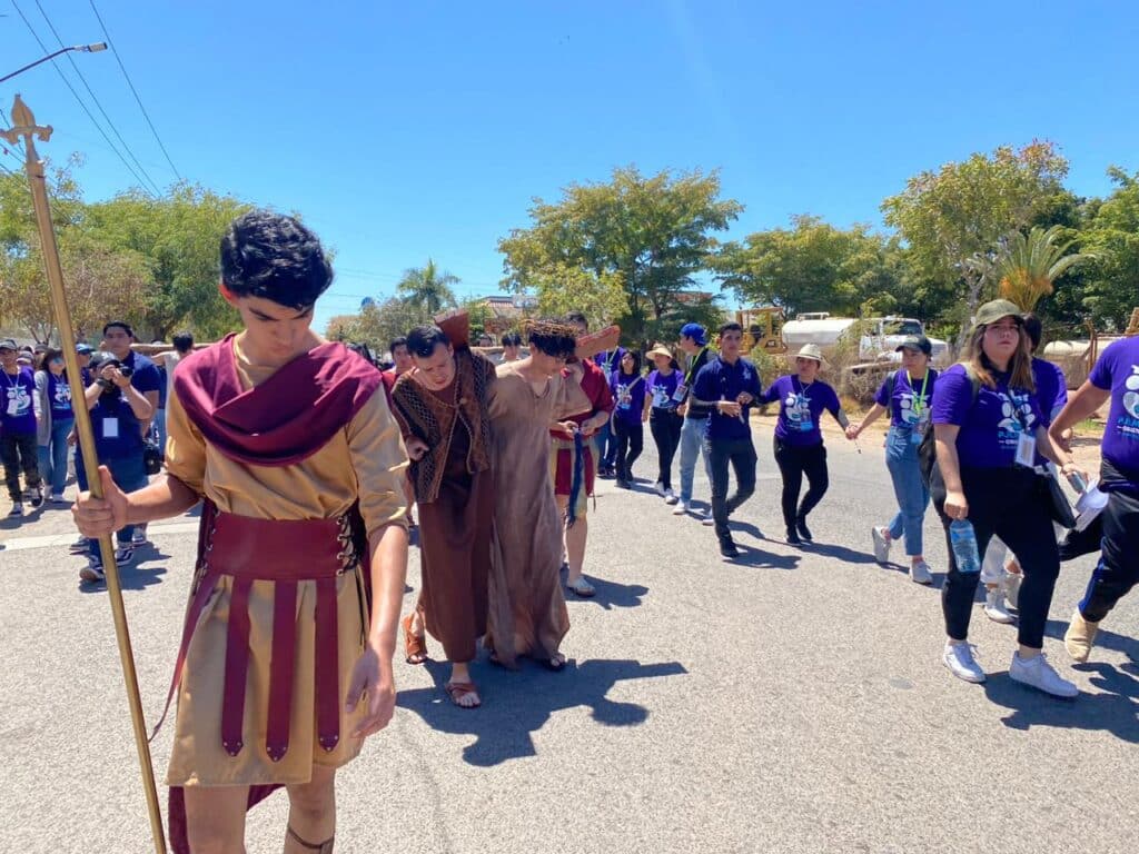 Oratorio Don Bosco invita a las pascuas infantil y juvenil 2024 Cristo vive, en Los Mochis