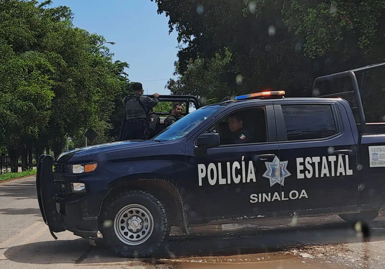 Patrulla de la Policía Estatal de Sinaloa