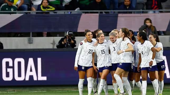 Por goleada de Estados Unidos, Colombia cayó eliminada de la Copa Oro femenina