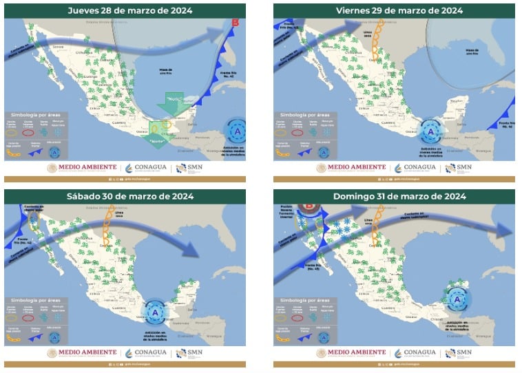 Aviso de pronóstico extendido del SMN