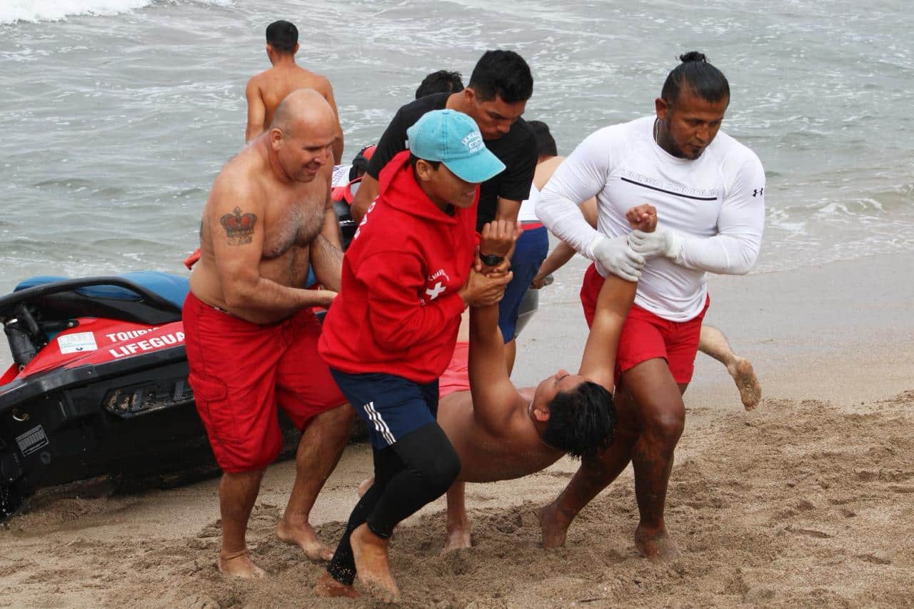 Operativo de seguridad en semana santa en Mazatlán.