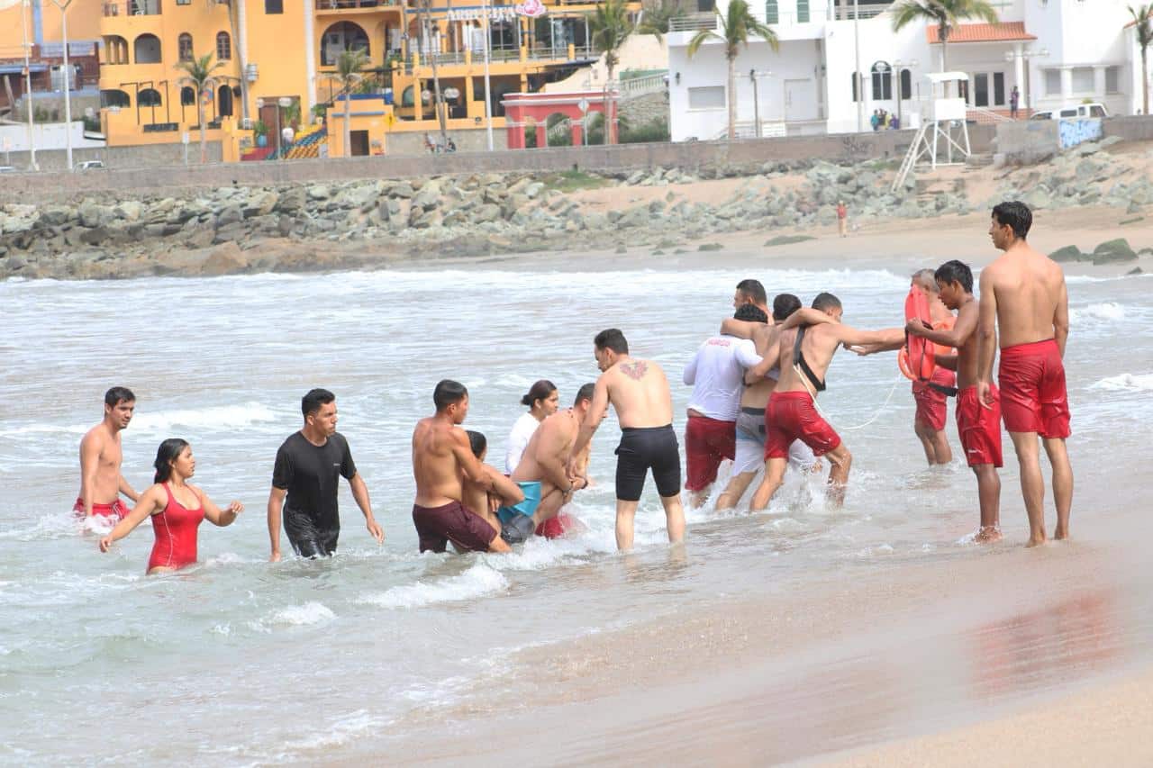 Operativo de seguridad en semana santa en Mazatlán.