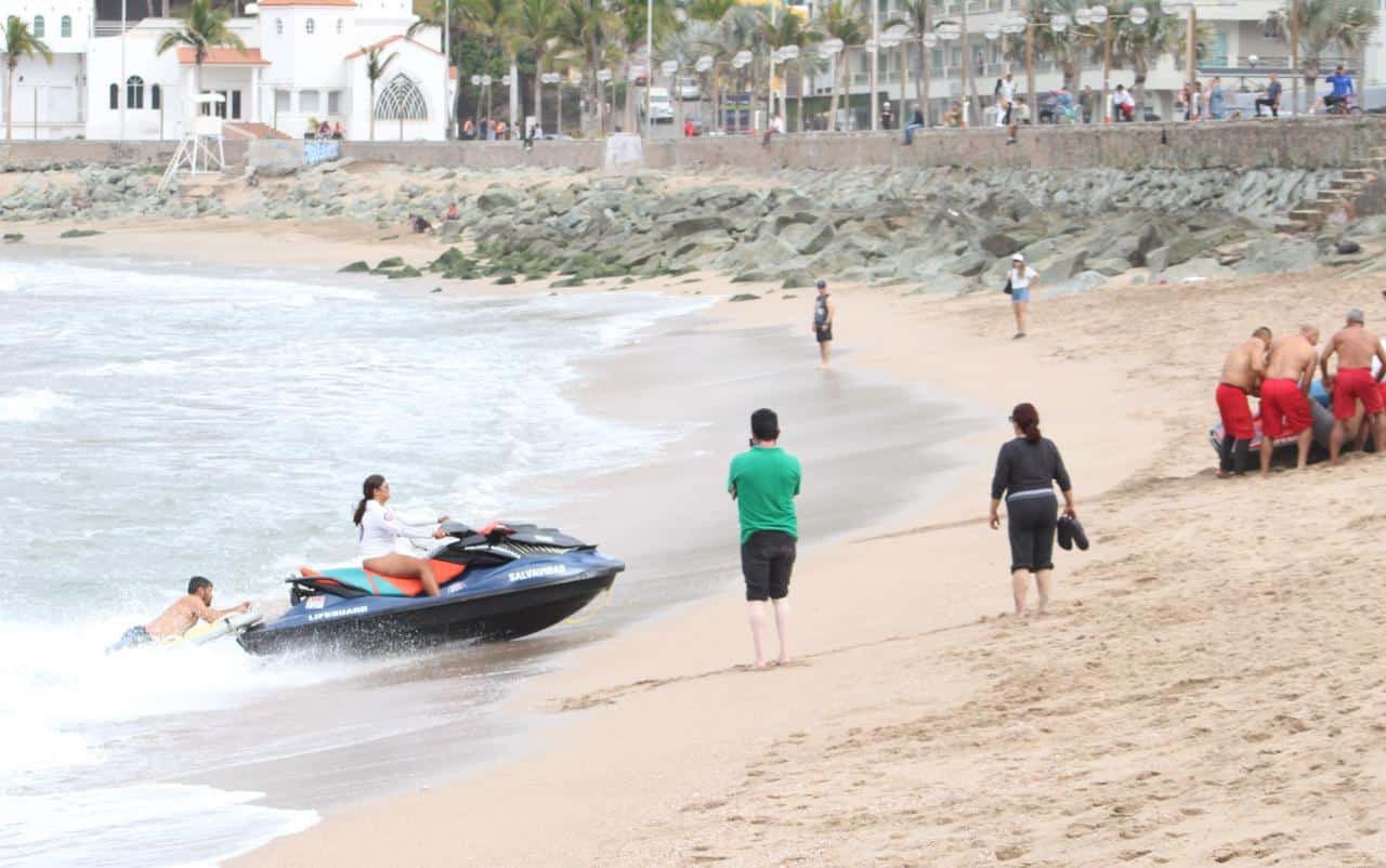 Operativo de seguridad en semana santa en Mazatlán.