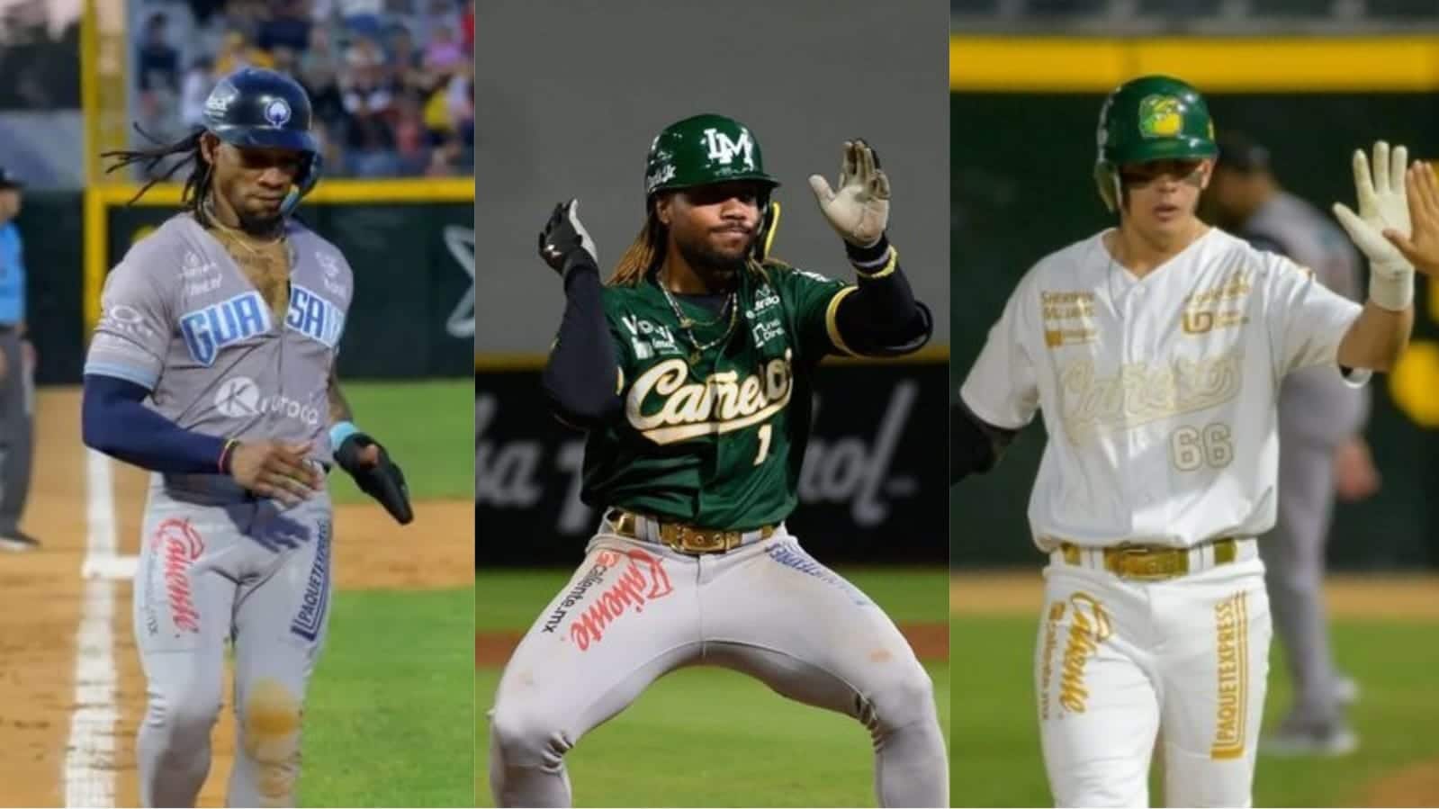 Rainel Rosario, Édgar Robles y Justin Dean