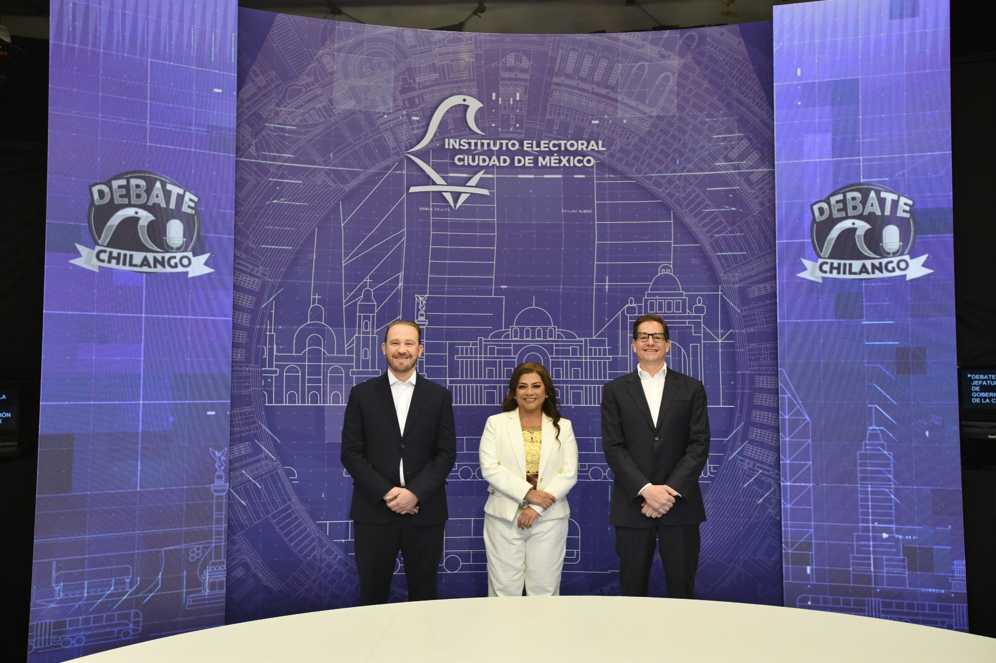 Realizan primer debate entre candidatos a la Jefatura de Gobierno de la CDMX
