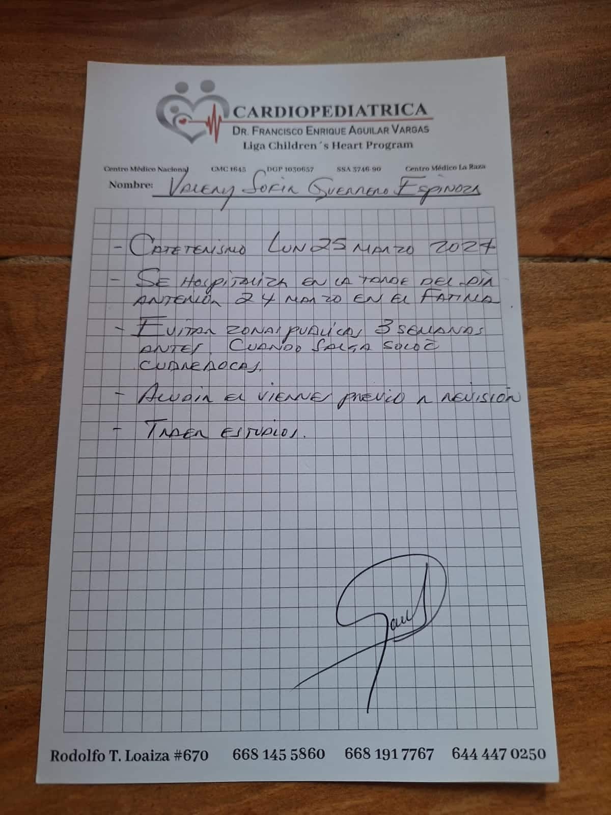 Receta medica