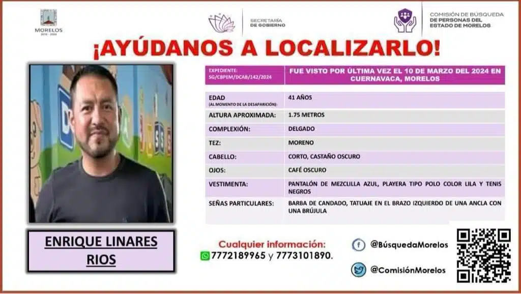 Reportan como desaparecidos a dos peritos de la FGR en Cuernavaca