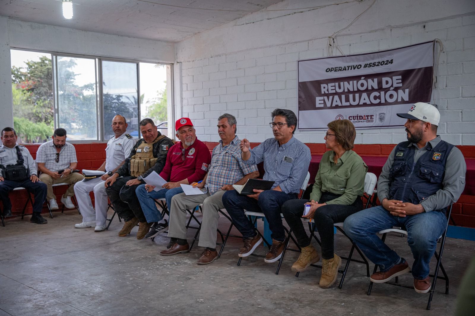 Reunión de evaluación de Semana Santa 2024 en Guasave