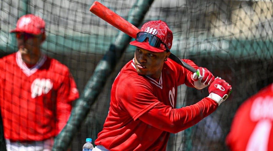 Robinson Canó entrena con el equipo de los Diablos Rojos