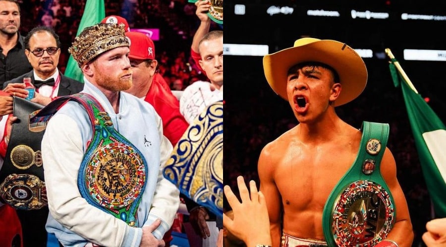 Saúl “Canelo” Álvarez y Jaime Munguía