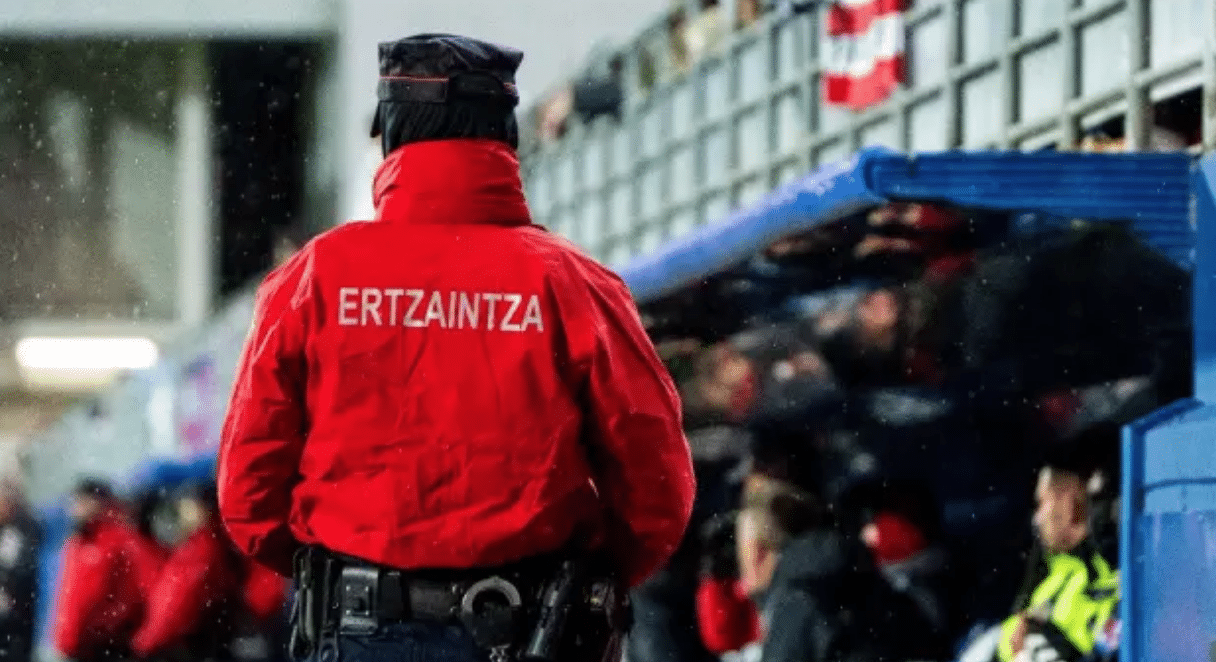 Seguridad en el estadio de San Mamés