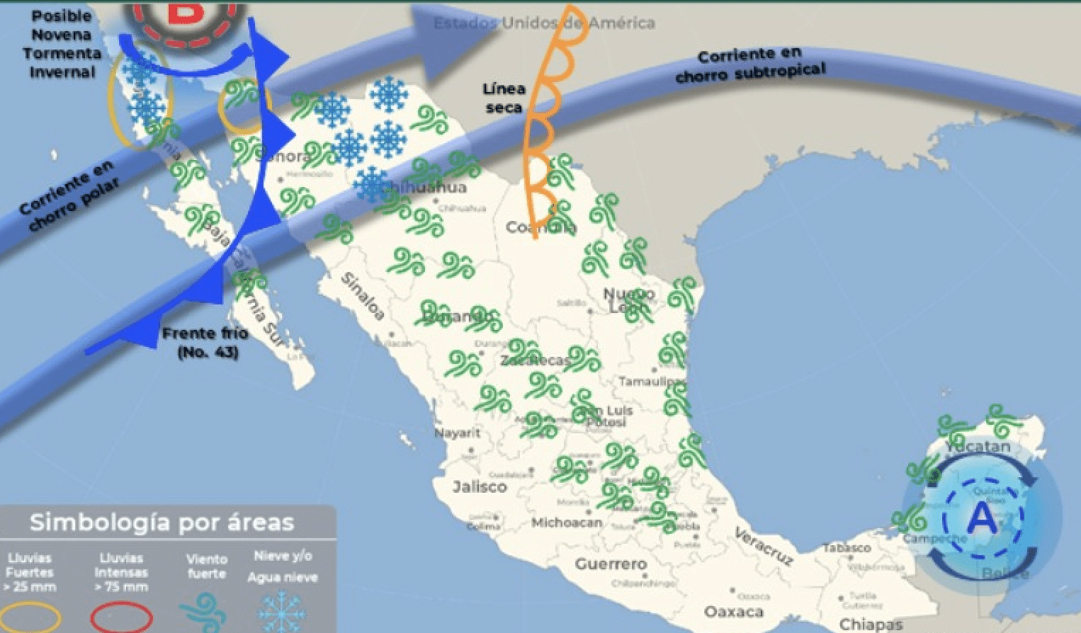 Novena tormenta invernal de la temporada