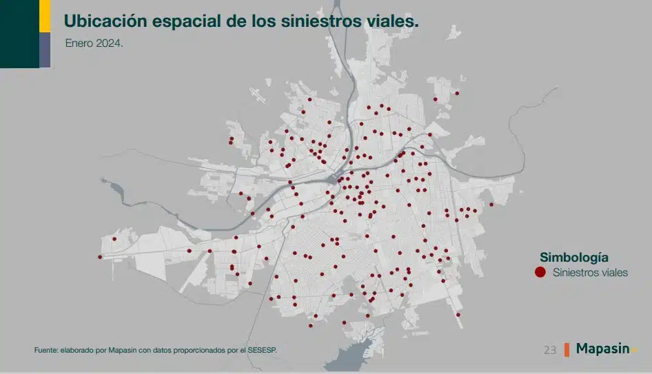 Registro de siniestros viales en Culiacán