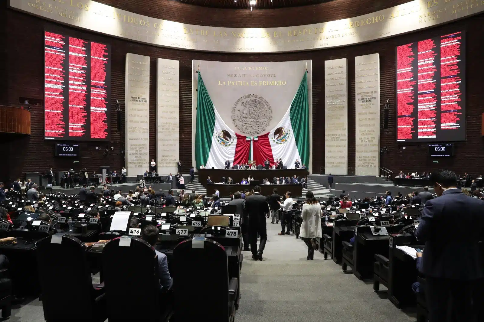 Un minuto de silencio en el Pleno de la Cámara de Diputados por muerte de marinos