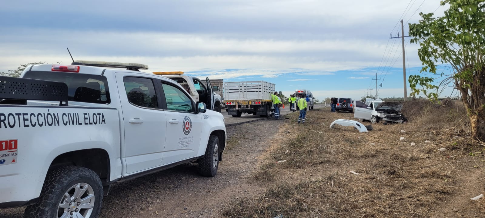 Accidente en carretera de Elota