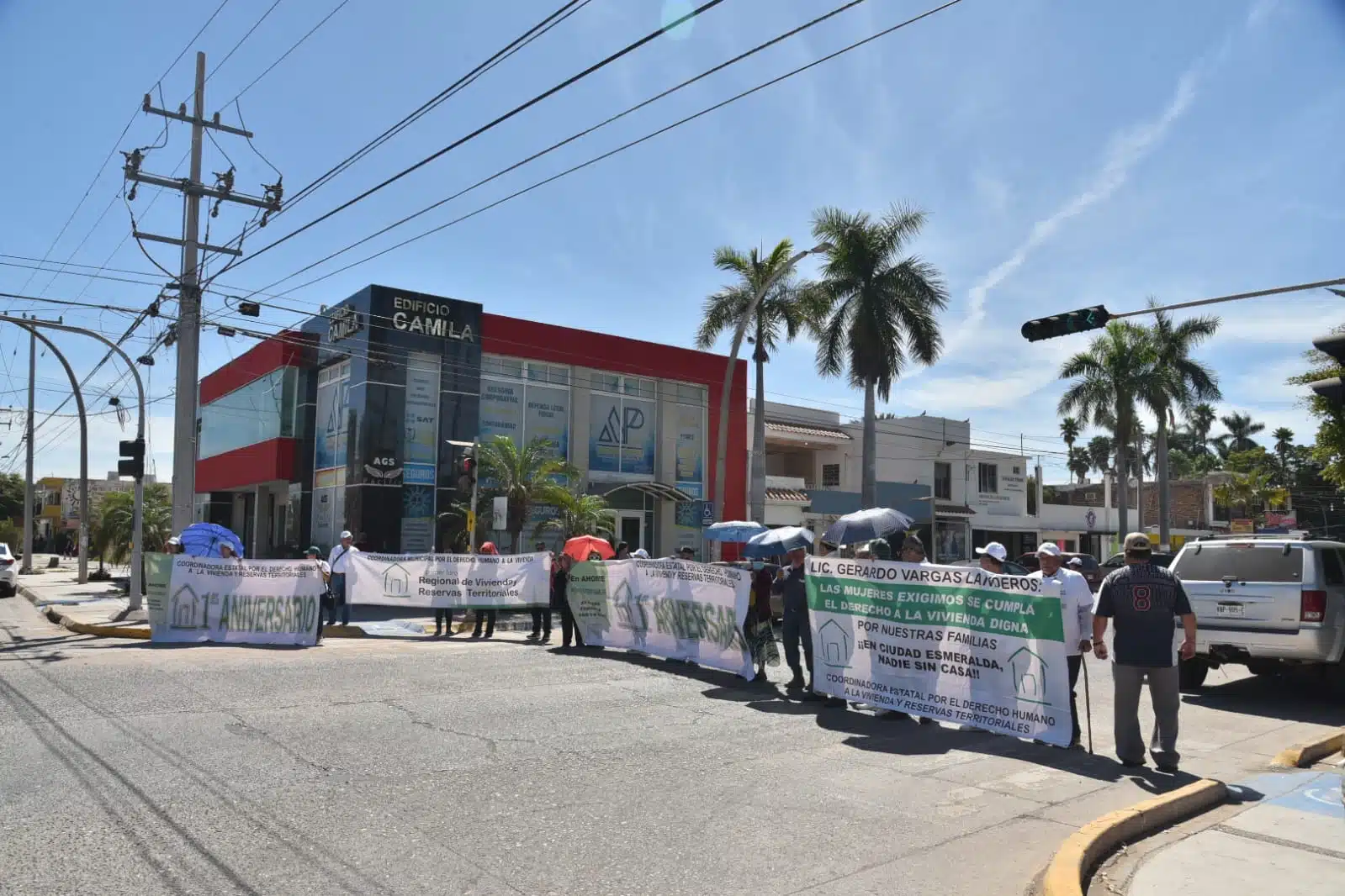 Manifestación de precaristas