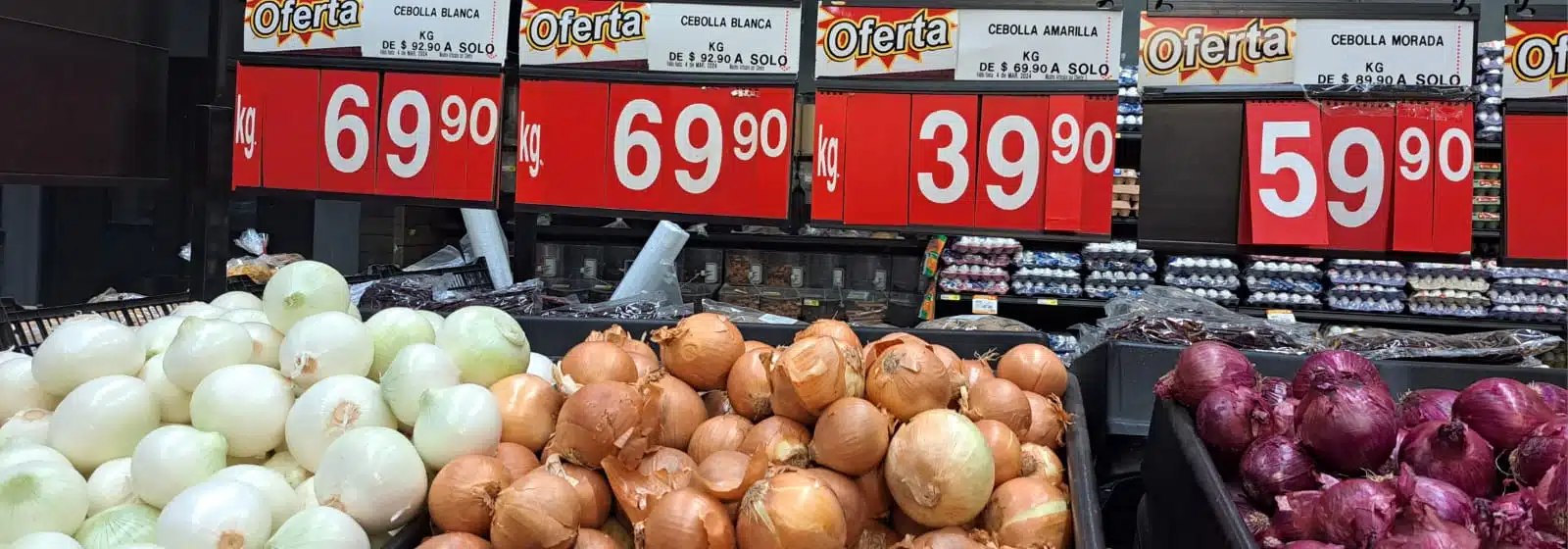 Precios de cebolla en supermercados