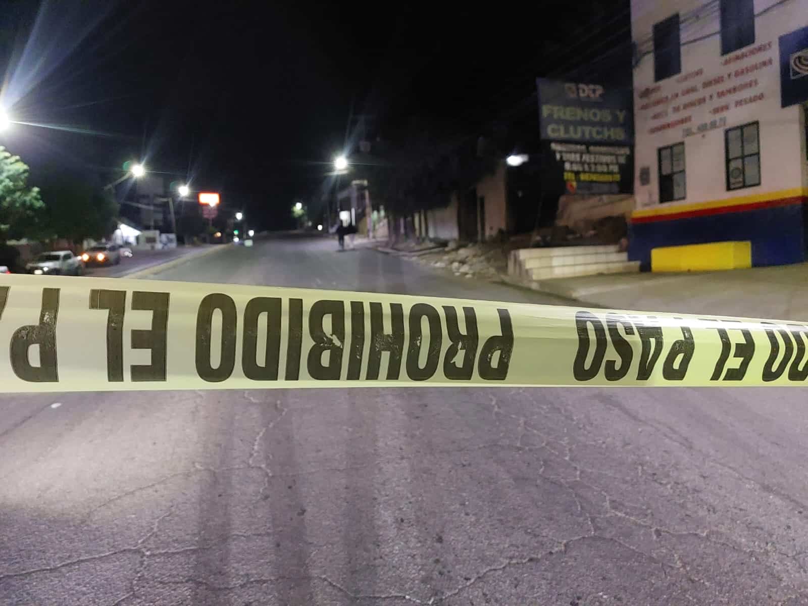 Cinta de precaución en Culiacán