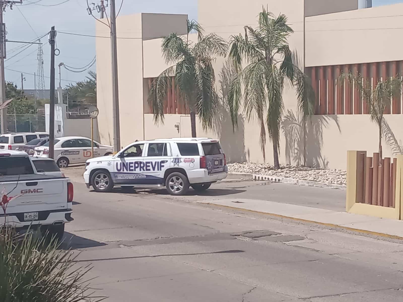 Camioneta de policía municipal de Mazatlán