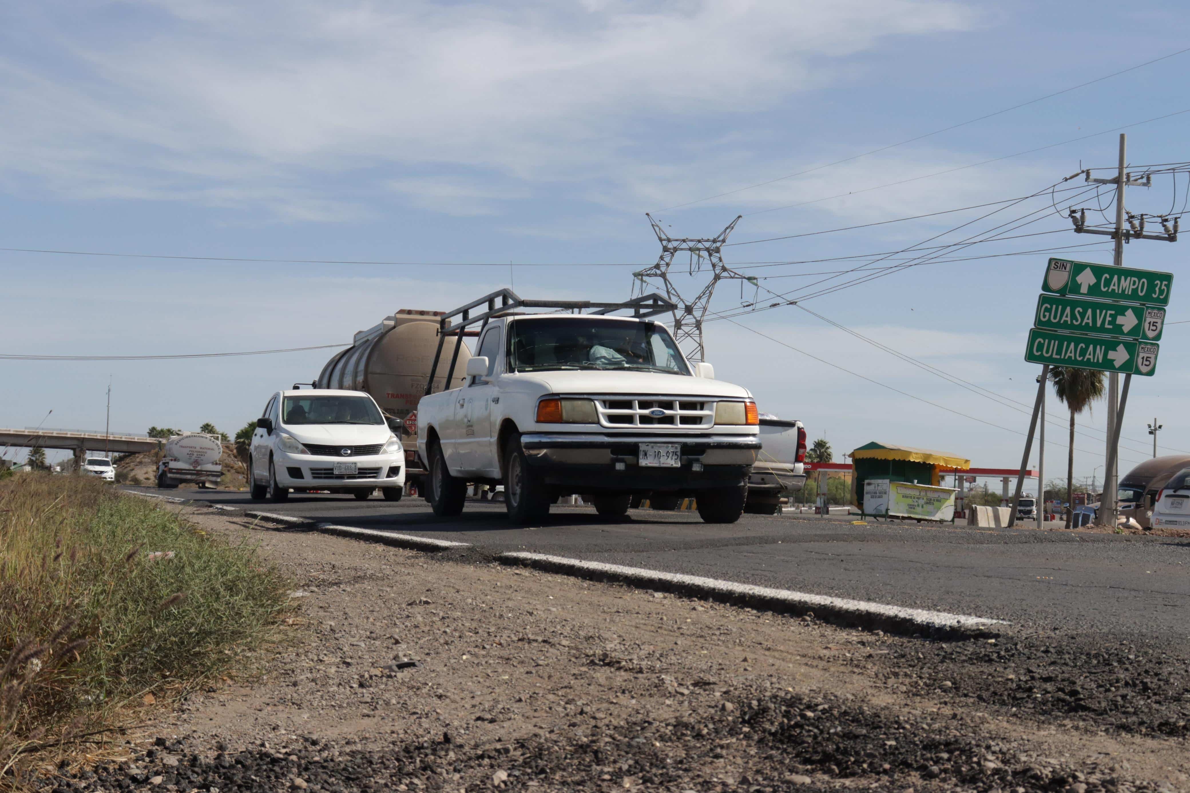 Topes reductores en el lateral 18