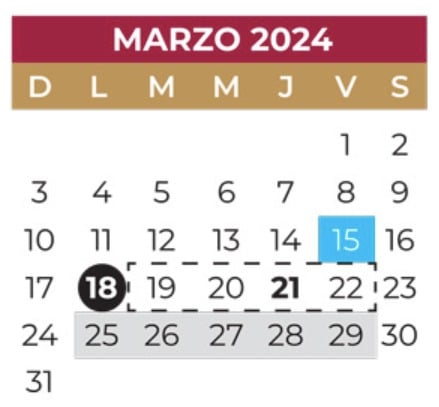 Calendario SEP