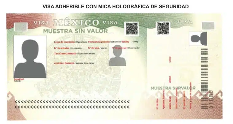 documento de la Visa 