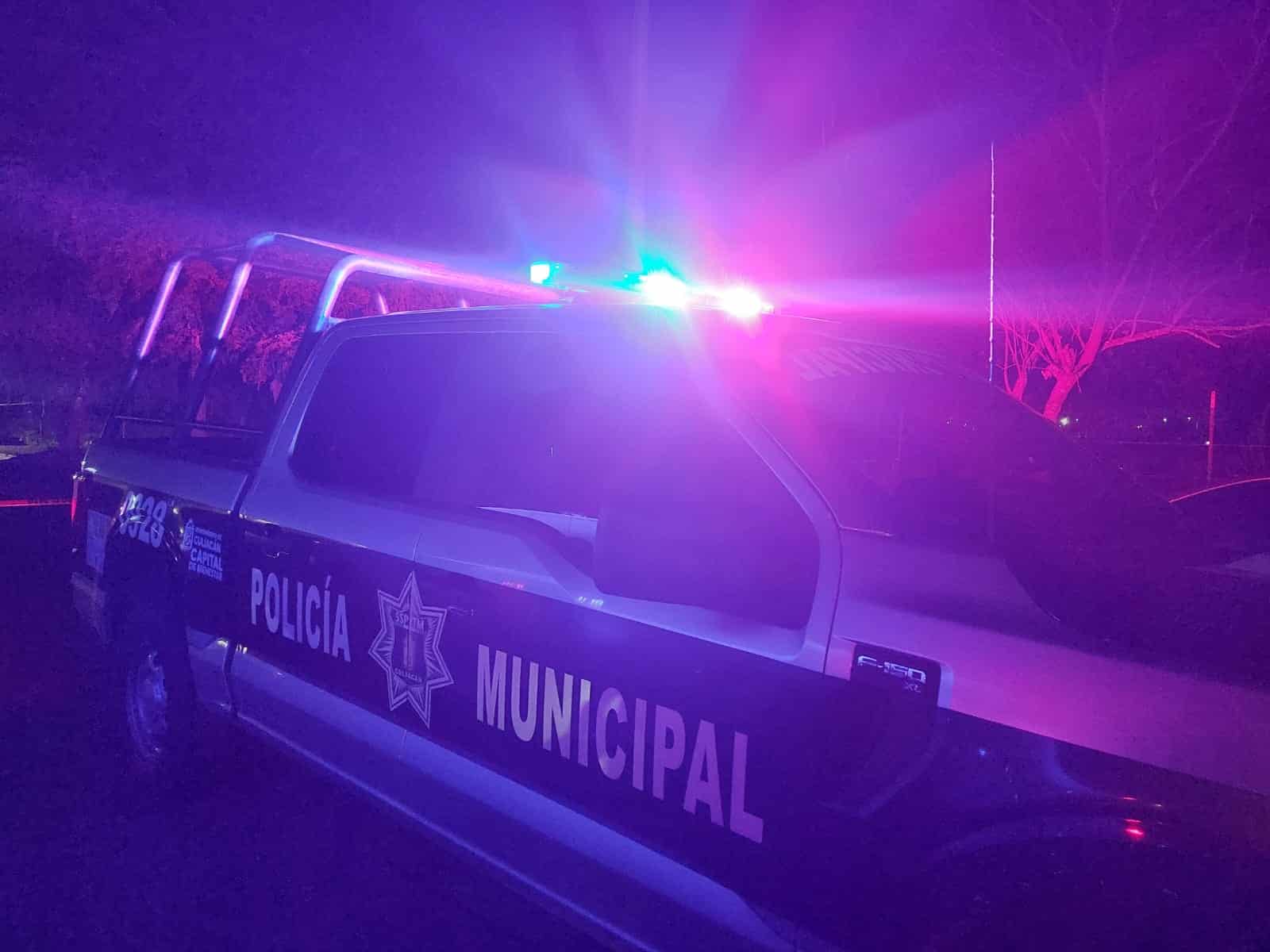 Patrulla de municipales en Culiacáb