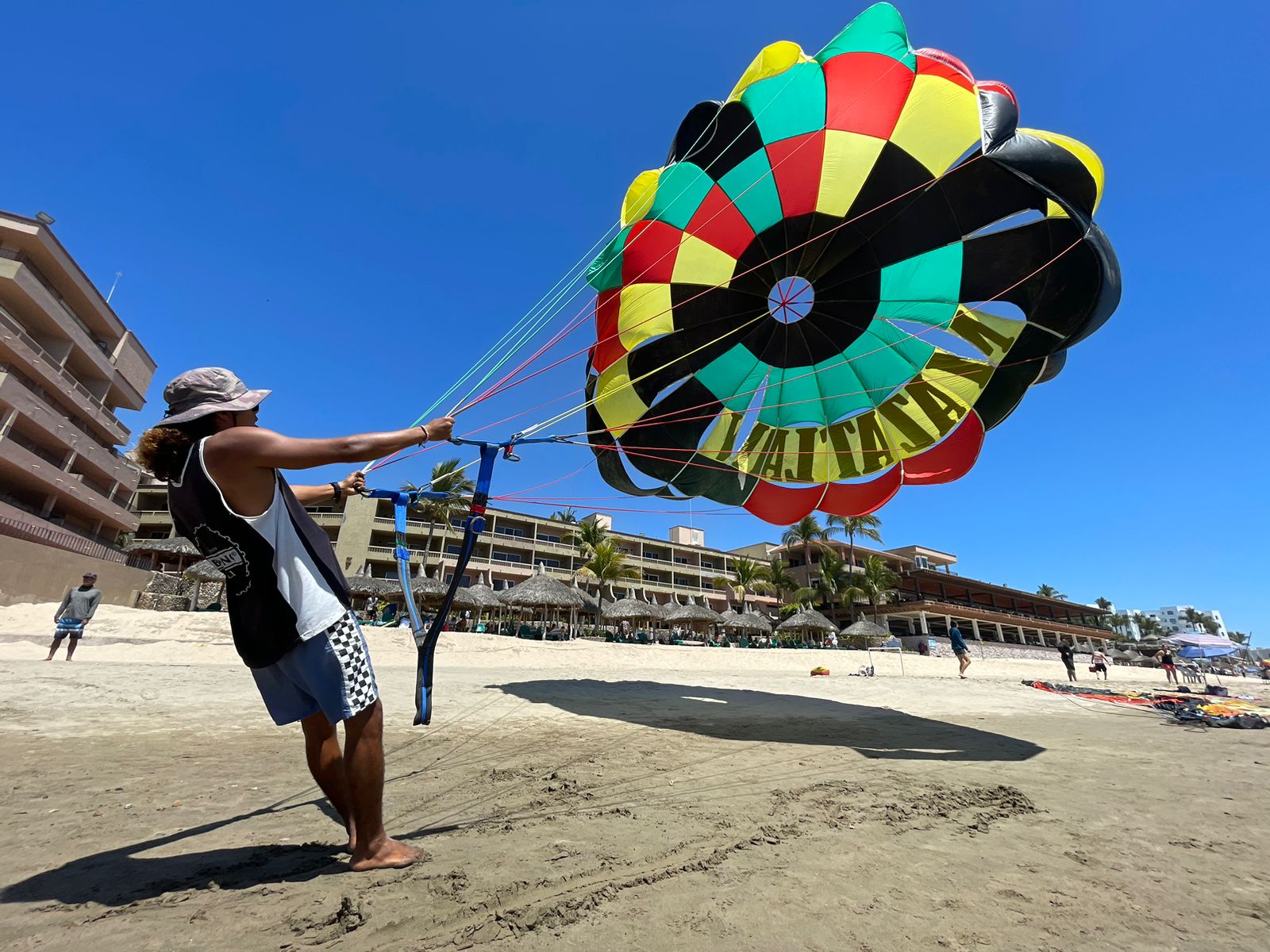 Prestador de servicios en playa