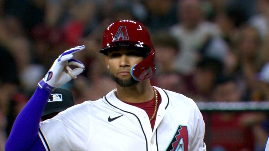 Lourdes Gurriel Jr., una de las figuras de los Diamondbacks de Arizona, en la paliza ante los Rockies de Colorado.