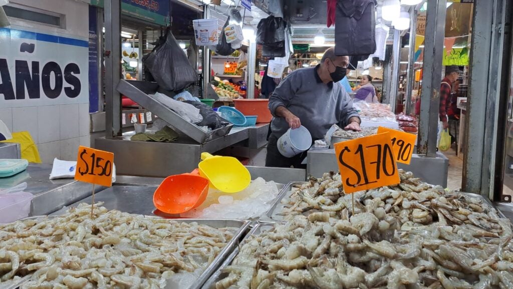 Comercio de mariscos