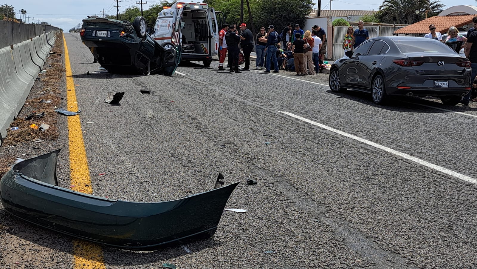 Accidente volcadura en Culiacán