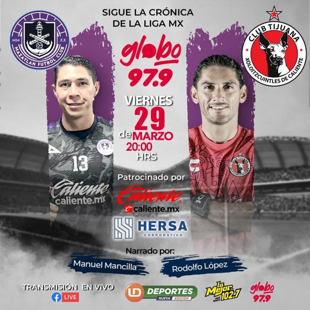 Xolos de Tijuana y Mazatlán FC