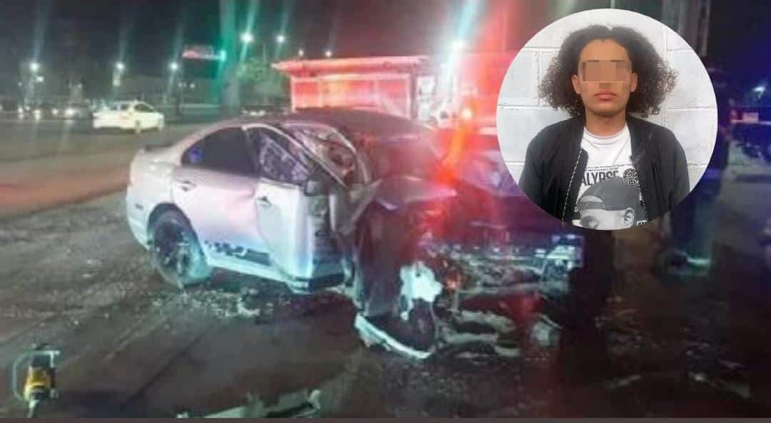 Accidente en Hermosillo (fondo), Gary Williams (cirulo)