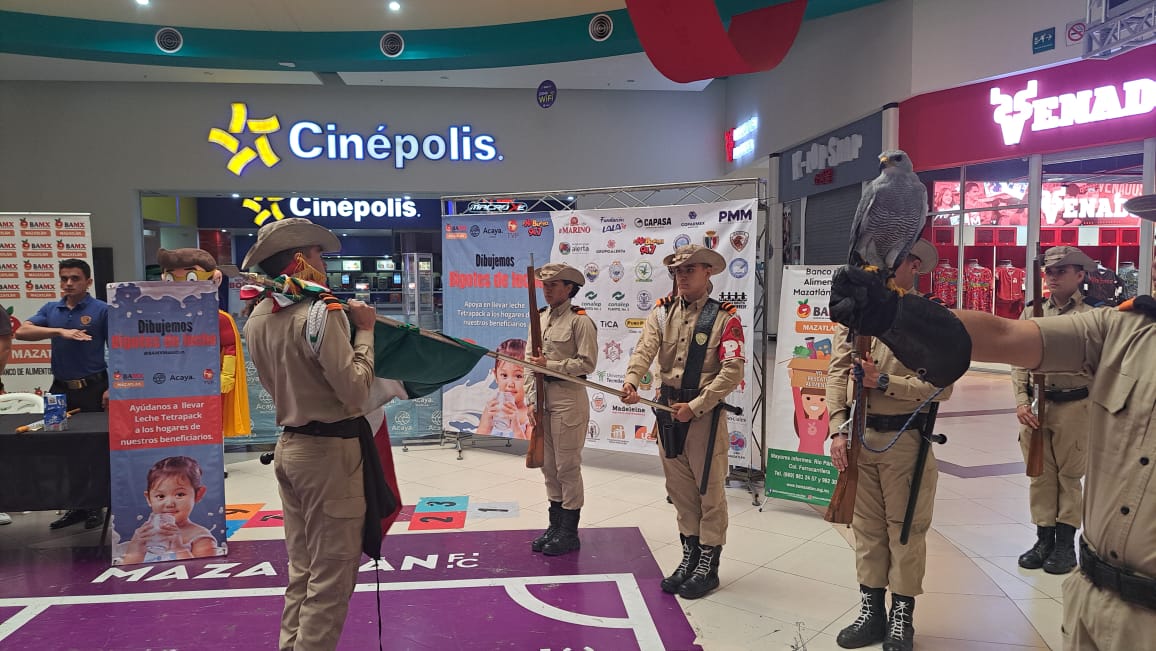 El Banco de Alimentos Mazatlán IAP, da banderazo de arranque de la campaña Dibujemos Sonrisas con Bigotes de Leche.