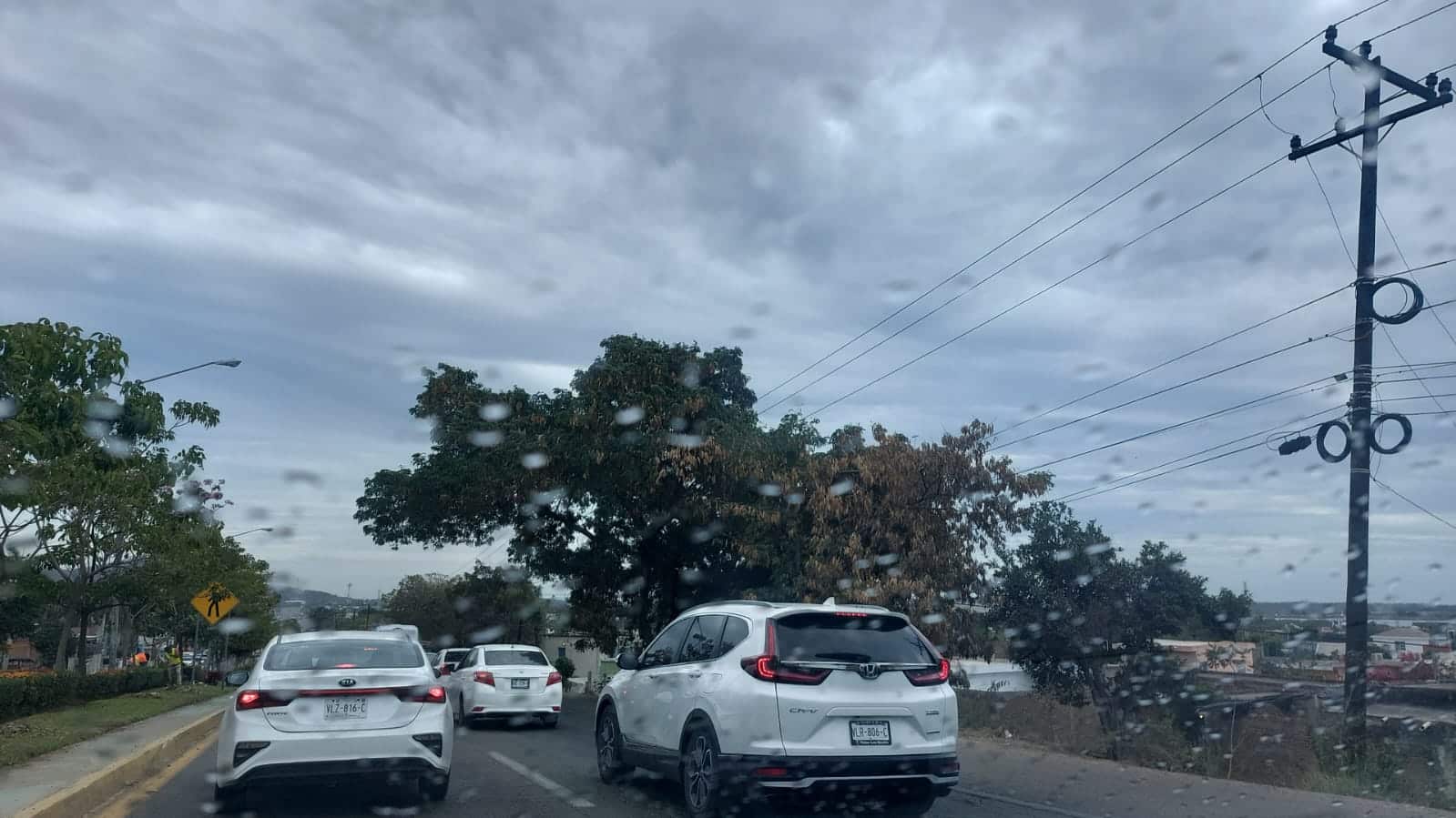 Cielos cubiertos de nubes en Sinaloa