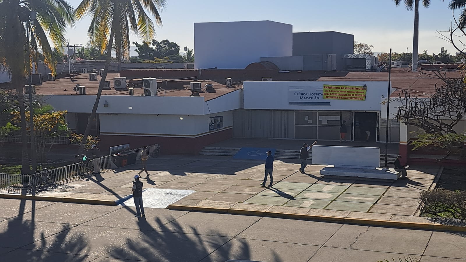 Imagen panorámica en la clínica Issste de Mazatlán