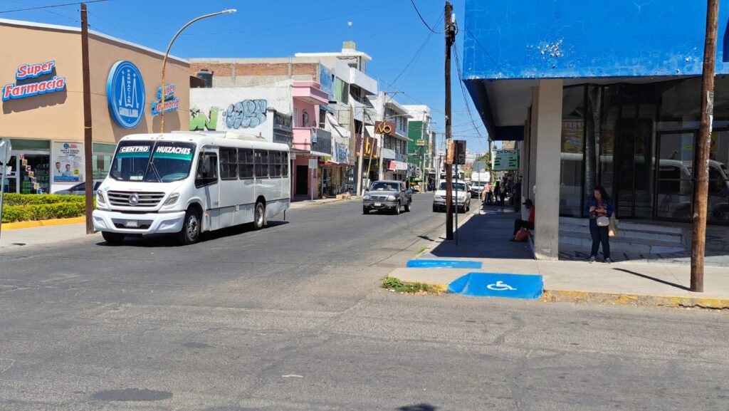 Calles de la zona centro de Culiacán