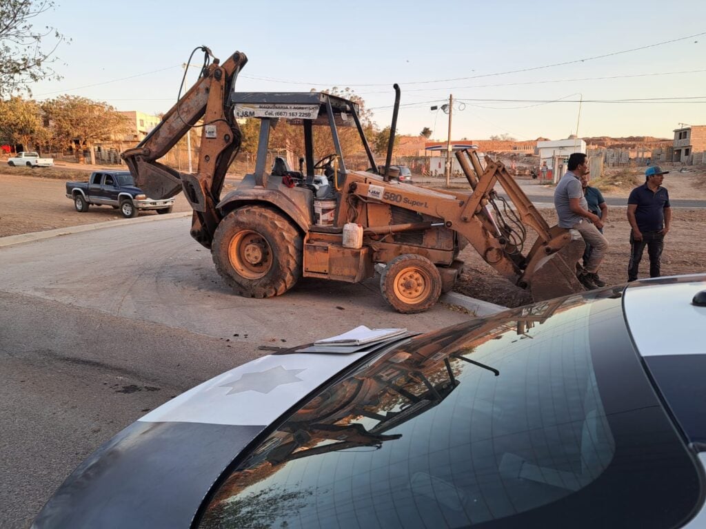 Máquina involucrada en el accidente