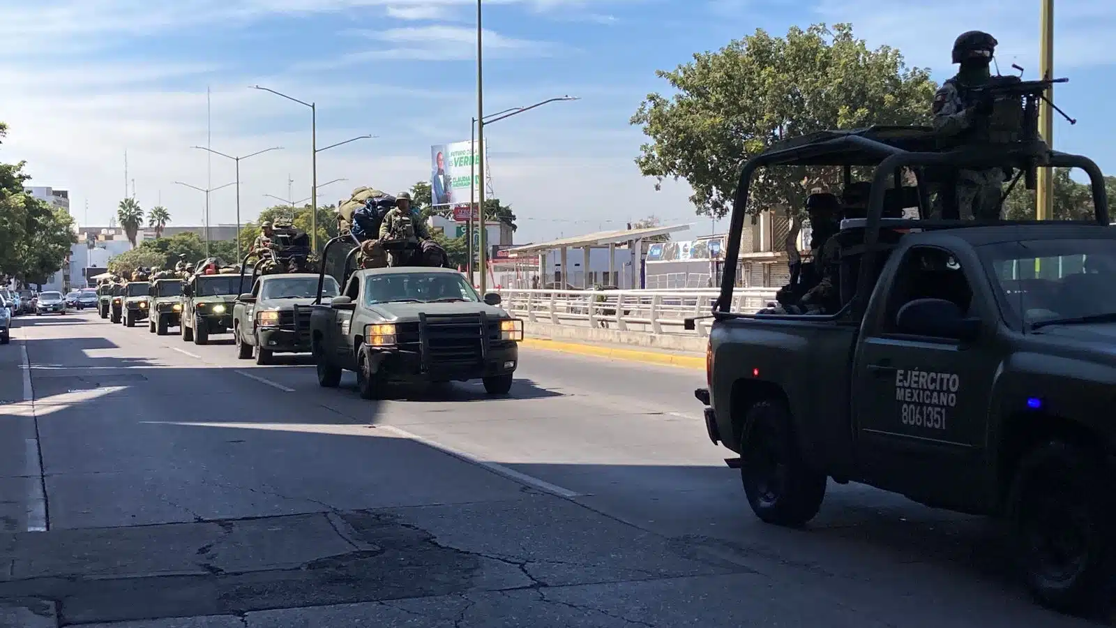 Contingente de 300 efectivos del Ejército Mexicano llegó a Sinaloa