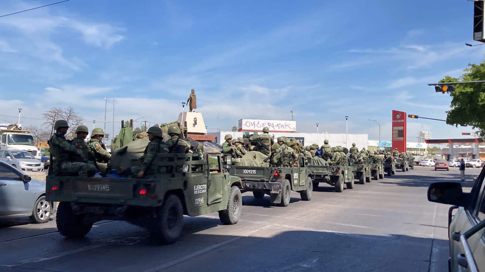 Contingente de 300 efectivos del Ejército Mexicano llegó a Sinaloa