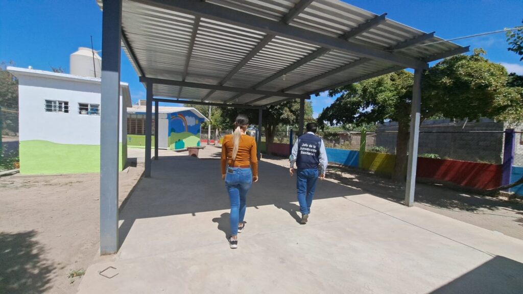 Jurisdicción Sanitaria 01 en el jardín de niños “Guadalupe Gámez Portillo"
