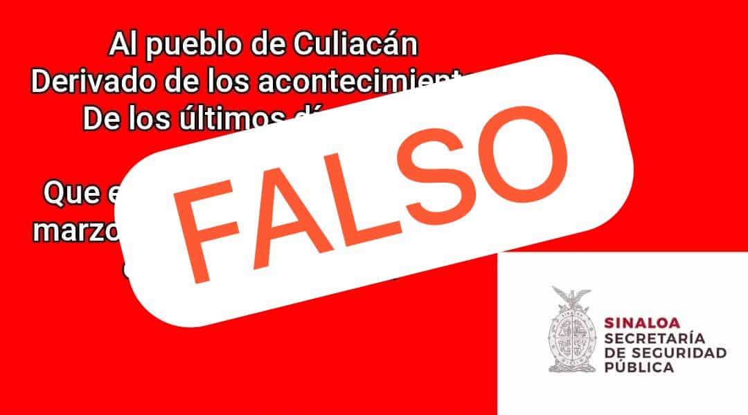 La Secretaría de Seguridad Pública del Estado hace llamado a no caer en 