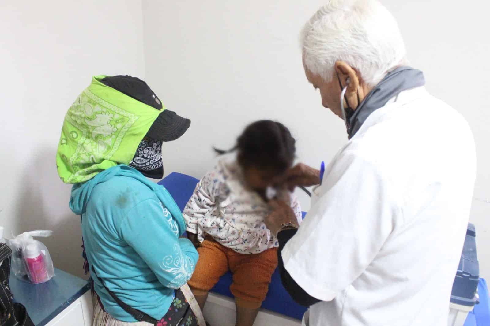 Hijos de jornaleros en el Centro de Atención Integral (CAI) instalada en Ruiz Cortines
