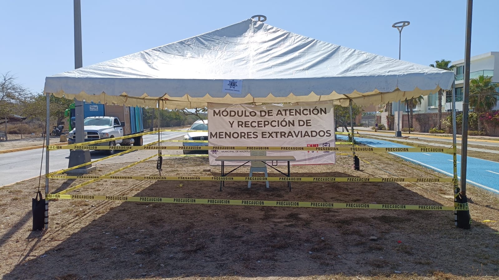 Módulos de atención y recepción de menores extraviados en Mazatlán