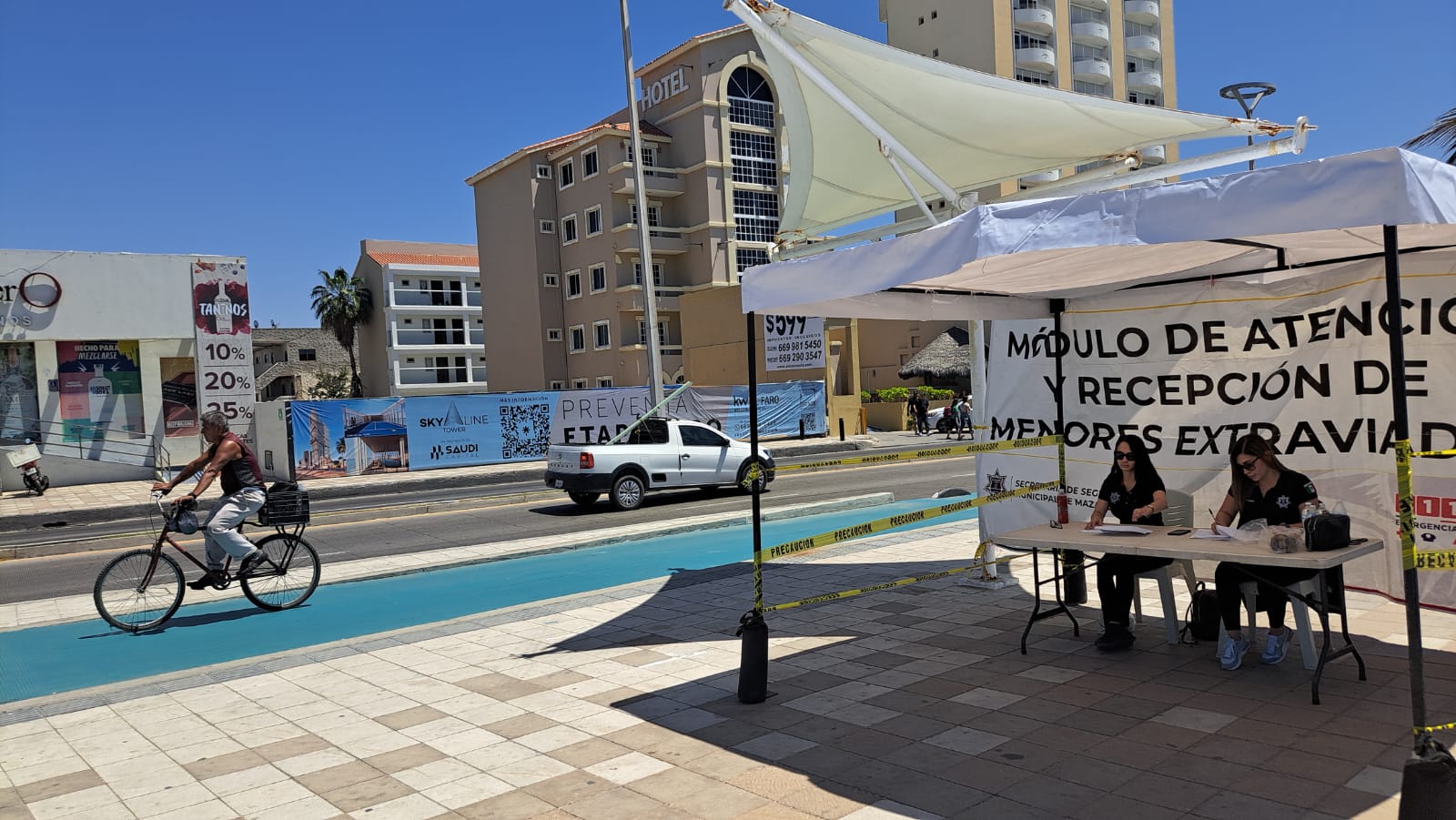Módulos de atención y recepción de menores extraviados en Mazatlán