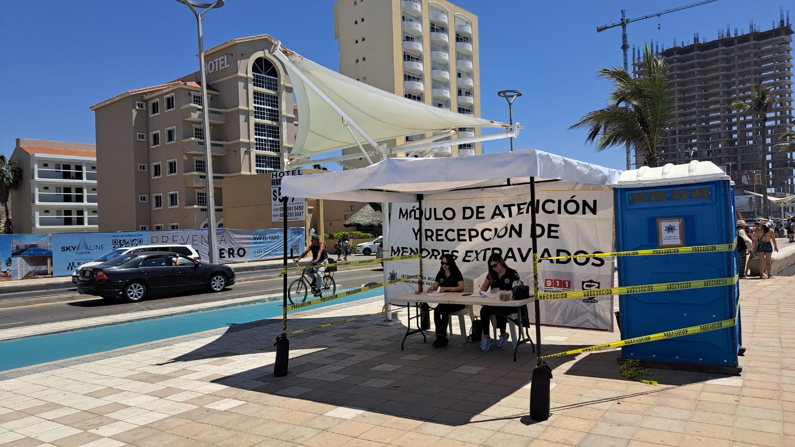 Módulos de atención y recepción de menores extraviados en Mazatlán