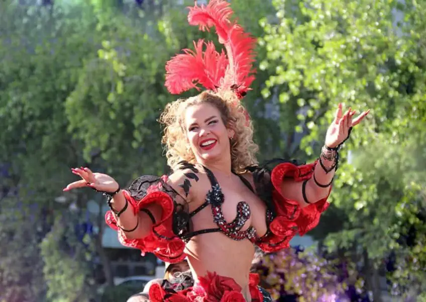 Niurka Marcos en el carnaval de Guasave 2024